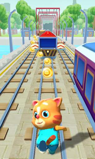Talking Cat Surf Runner 2 screenshot 2