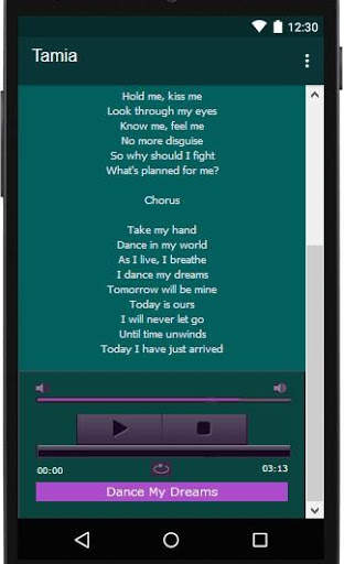 Tamia Lyrics Music screenshot 5