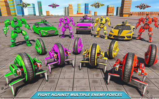 Spider Wheel Robot Car Game 3d screenshot 7