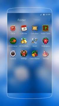 Blue Ball Christmas Theme screenshot 3