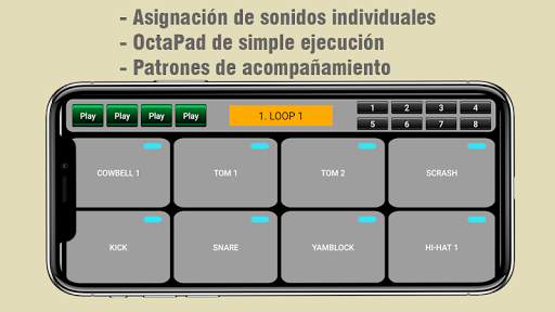 Percusión App: Octapad batería screenshot 1