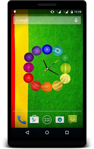 Colorfull Clock Live Wallpaper screenshot 3