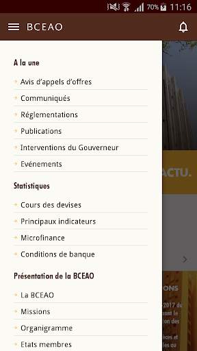 BCEAO screenshot 2