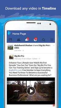 FVD Video Downloader for Facebook speed Download v screenshot 2