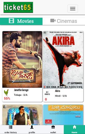 Ticket65 - Movie Tickets, News screenshot 1