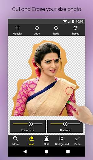 Women Saree Photo Suit Editor screenshot 1