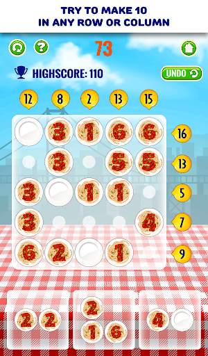 Number puzzle game - Food *Gold edition screenshot 9