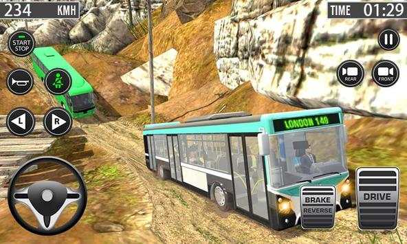 Uphill Climb Bus Driving Simulator - Bus Sim 3D screenshot 2