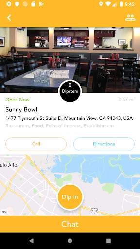 Dip Social - Location based chat rooms screenshot 2