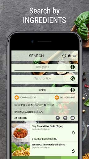 Vegan Recipe Browser screenshot 2