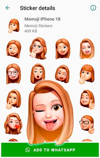 Memoji Apple Stickers for WhatsApp WAStickerApps screenshot 8