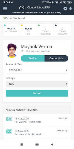 Cloud9 School App screenshot 3