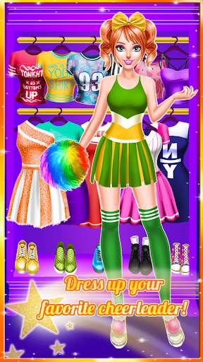 Cheerleader Magazine Dress Up screenshot 1