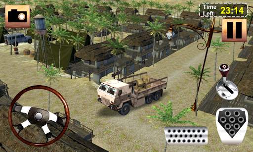 Army Cargo Truck - Army Truck Driving Simulator 3D screenshot 2