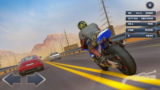 Highway Bike Traffic Drive screenshot 2