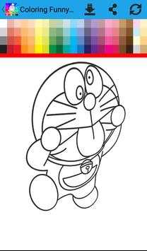 Coloring Funny Dorae Cate screenshot 6