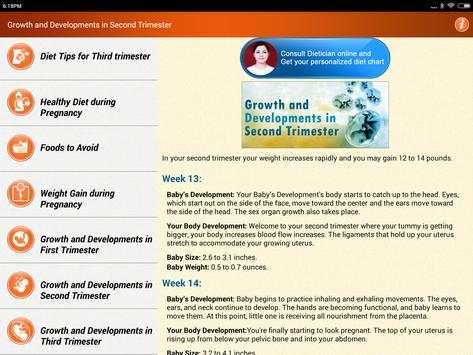 Pregnancy Care Healthy Diet & Nutrition Foods Help screenshot 15