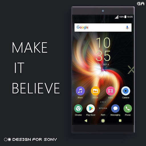 Edition XPERIA Theme | 🎨Desig screenshot 5