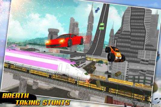 Impossible Car City Mega Ramp 3D screenshot 7