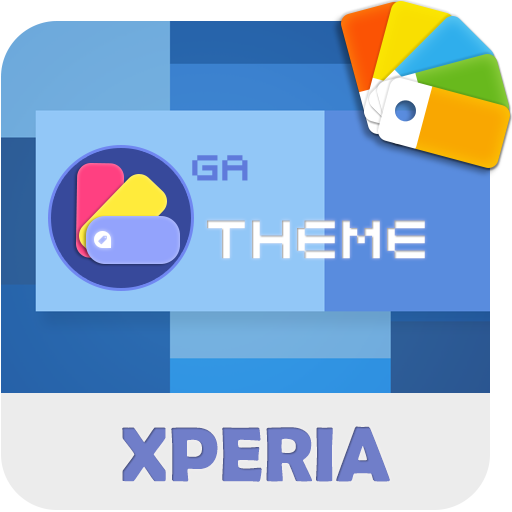 STYLE XPERIA Theme | Pattern BLUE🎨Design For SONY icon