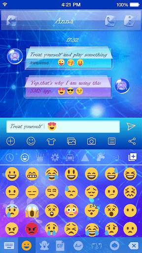 Light Bright Emoji Keyboard screenshot 1