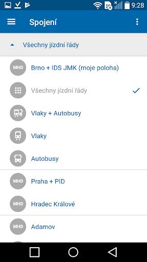Jízdní řády IDOS screenshot 3