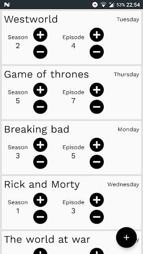 TV Shows Memo screenshot 2
