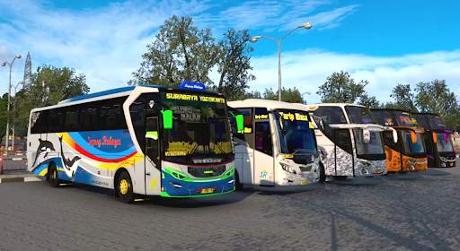 Bus Basuri Nusantara Simulator screenshot 2