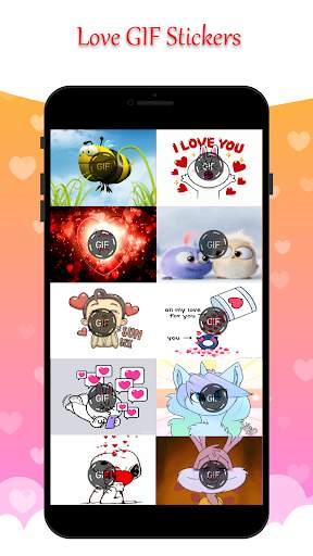 Gif Stickers for Messenger & Chat screenshot 6