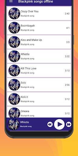 Blackpink song: offline screenshot 2