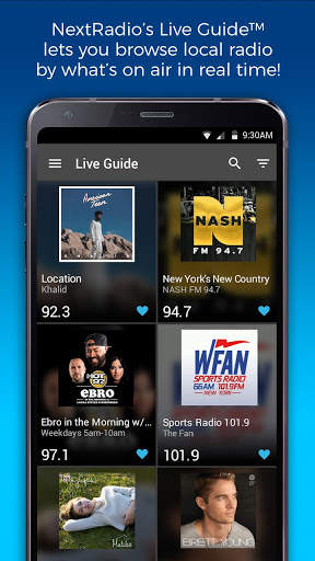 NextRadio Free Live FM Radio screenshot 1
