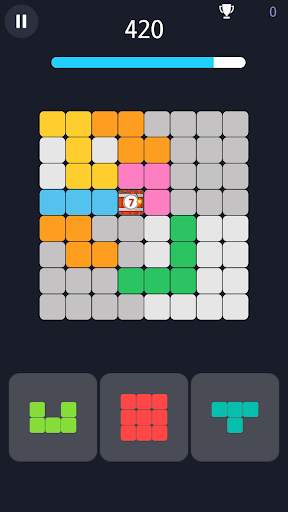 LudoBlock - Square Color Tile Break Puzzle 3D screenshot 5
