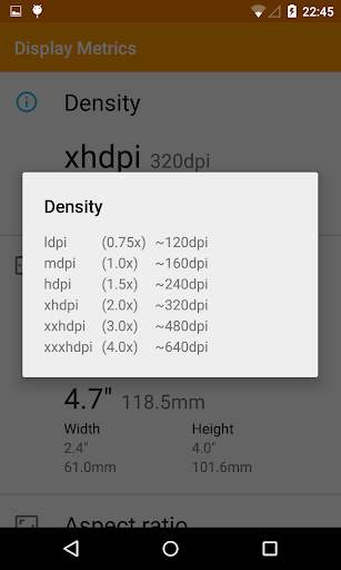 Display Metrics screenshot 3