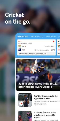 ESPNCricinfo - Live Cricket Sc screenshot 1
