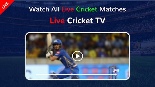 Live Cricket TV HD Streaming screenshot 1