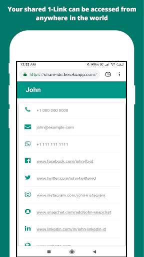 eCard ID - Share all via just 1-Link screenshot 4