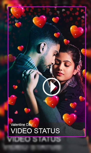 Valentine day Video Status Maker- image to video screenshot 1