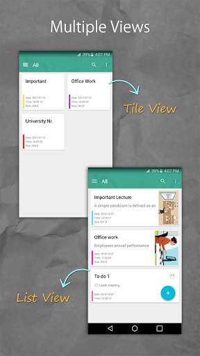 Secure Notes Lock - Notepad - Todo List 2 تصوير الشاشة