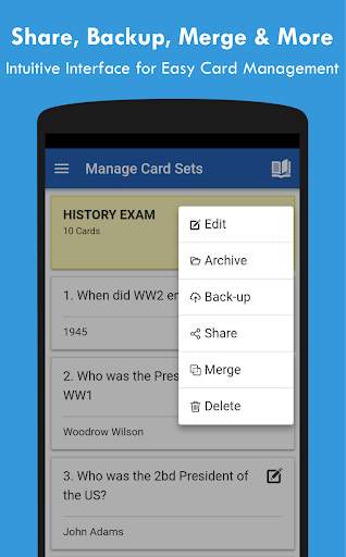 QuizCards: Flashcard Maker for Study and Quiz screenshot 3