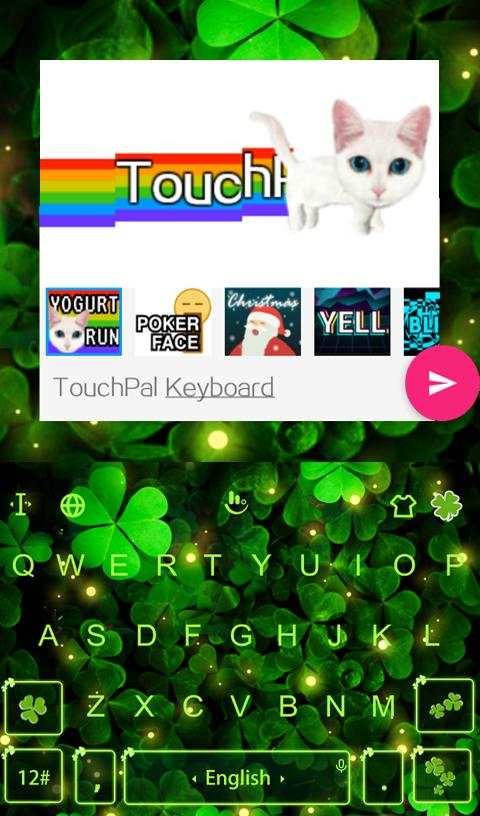 Shining Clover Keyboard Theme screenshot 4