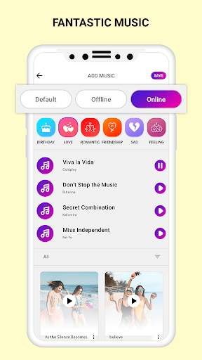 Photo video maker with music screenshot 10