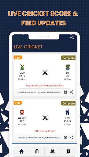CricScore - Live Cricket score & matches screenshot 10