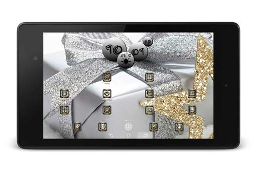SilverGold 3D Icon CM&Launcher screenshot 11