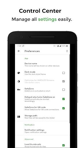 XenonShare: Fast Free, NoAds & Secure file sharing screenshot 8