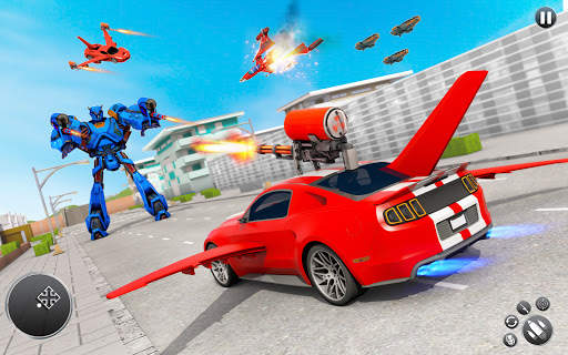 Flying Car Robot Game - Robot Transforming Games screenshot 3