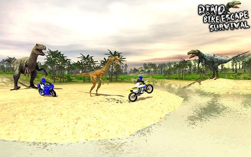 Dino Escape Bike Survival screenshot 14