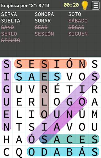 Sopa de letras - en español screenshot 6