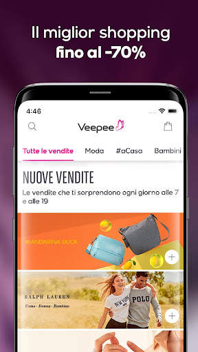 Veepee - Outlet di grandi marchi scontati screenshot 1