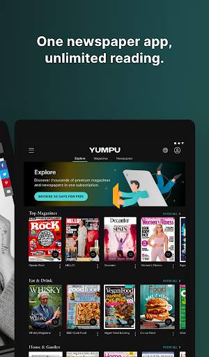 YUMPU Magazines and Newspapers screenshot 12
