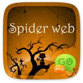 (FREE) GO SMS SPIDER WEB THEME 3.3.1
